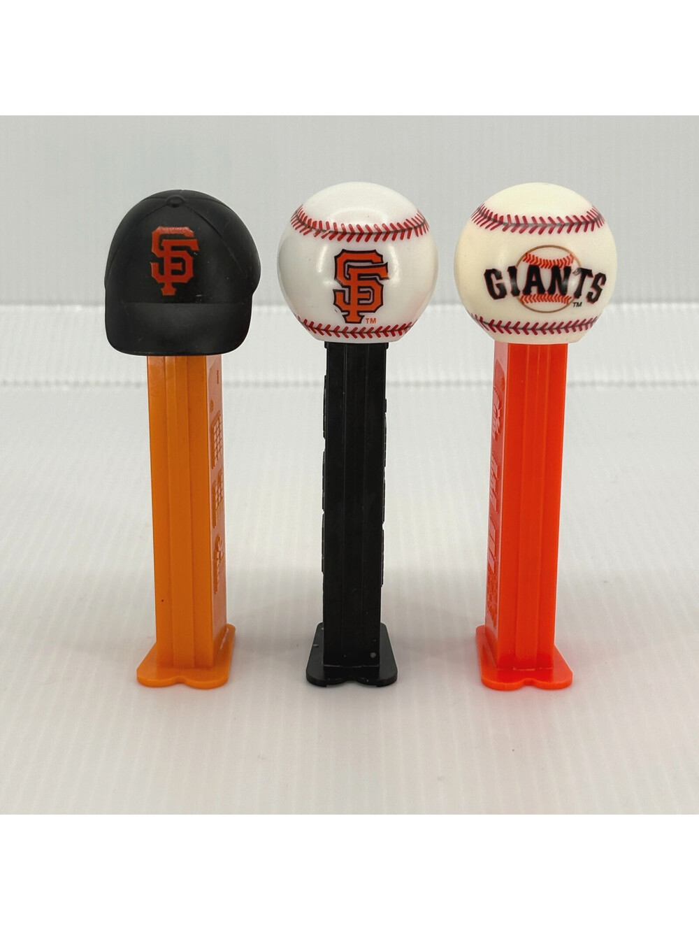 PEZ San Francisco Giants MLB Baseball Candy Dispensers Lot Of 3 2013 Team Logo